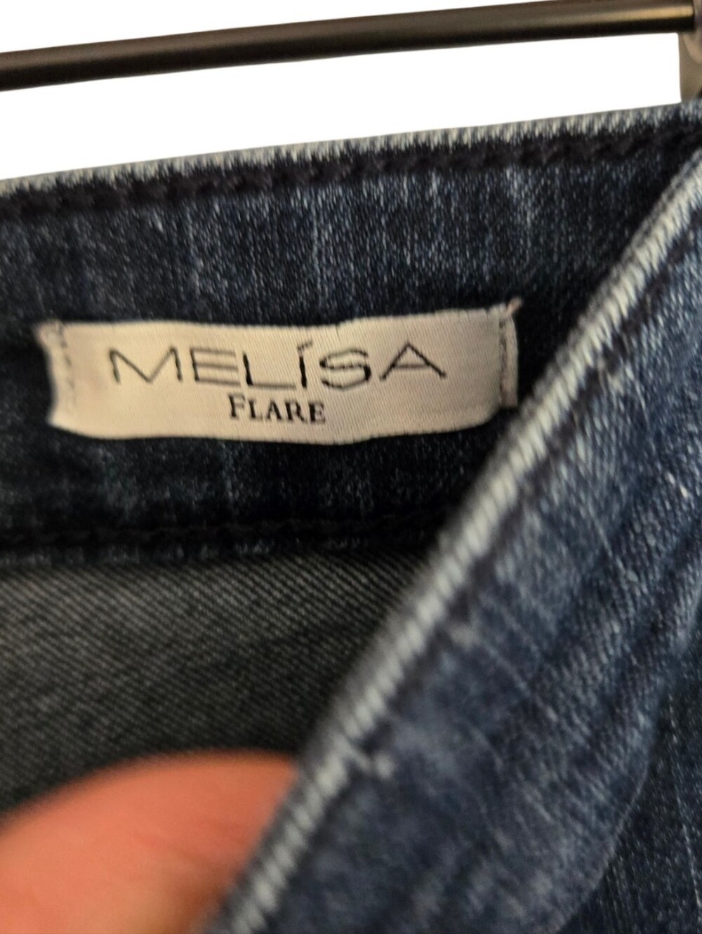 Sofia Jeans by Sofia Vergara Melisa Flare Jeans Women’s Size 16 Dark Wash Stretc - Picture 5 of 6